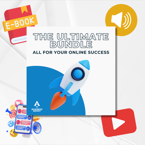 Business Boost Digital Bundle - ebooks, templates, videos, audios